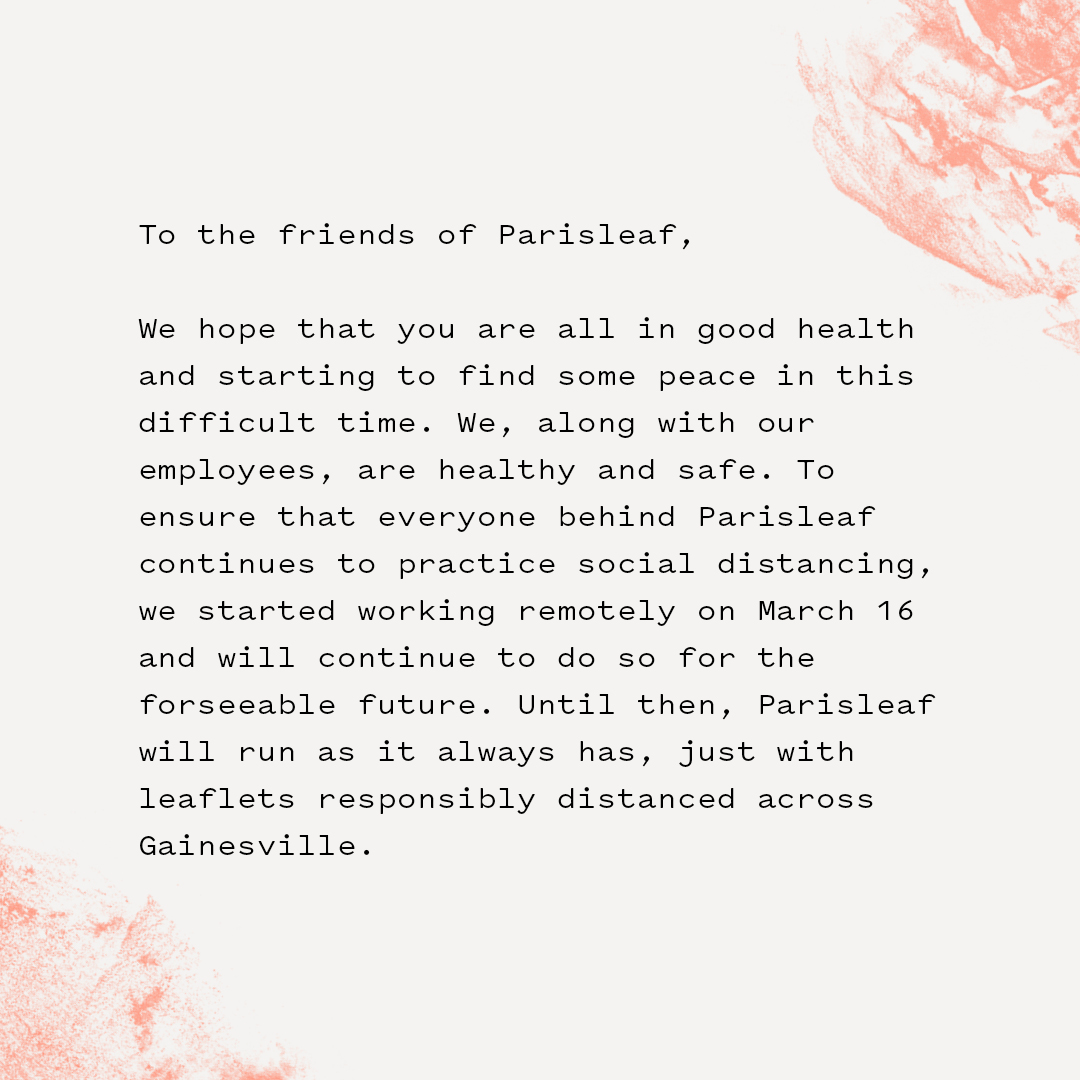 Parisleaf's tweet photo. To the friends of Parisleaf...
#StayHome #staysafe https://t.co/zOI9cFzUhz