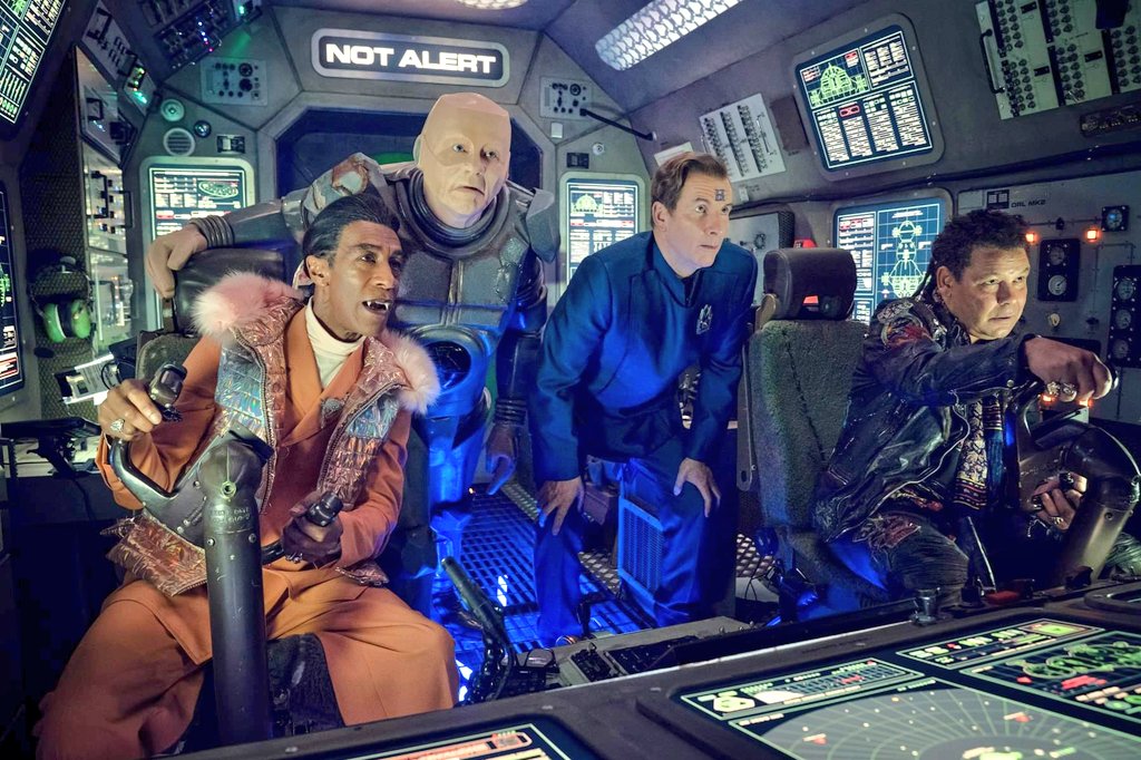 CBarrieFans's tweet photo. Our boys ready for their new adventure!! #RedDwarfSpecial 
#RedDwarf https://t.co/tdAaOao6x8
