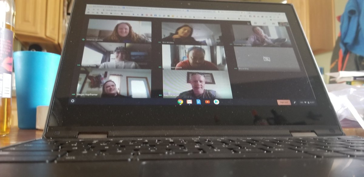 Virtual Happy Hour #techpd #virtualteaching <a href="/Google/">Google</a> #GoogleMeet