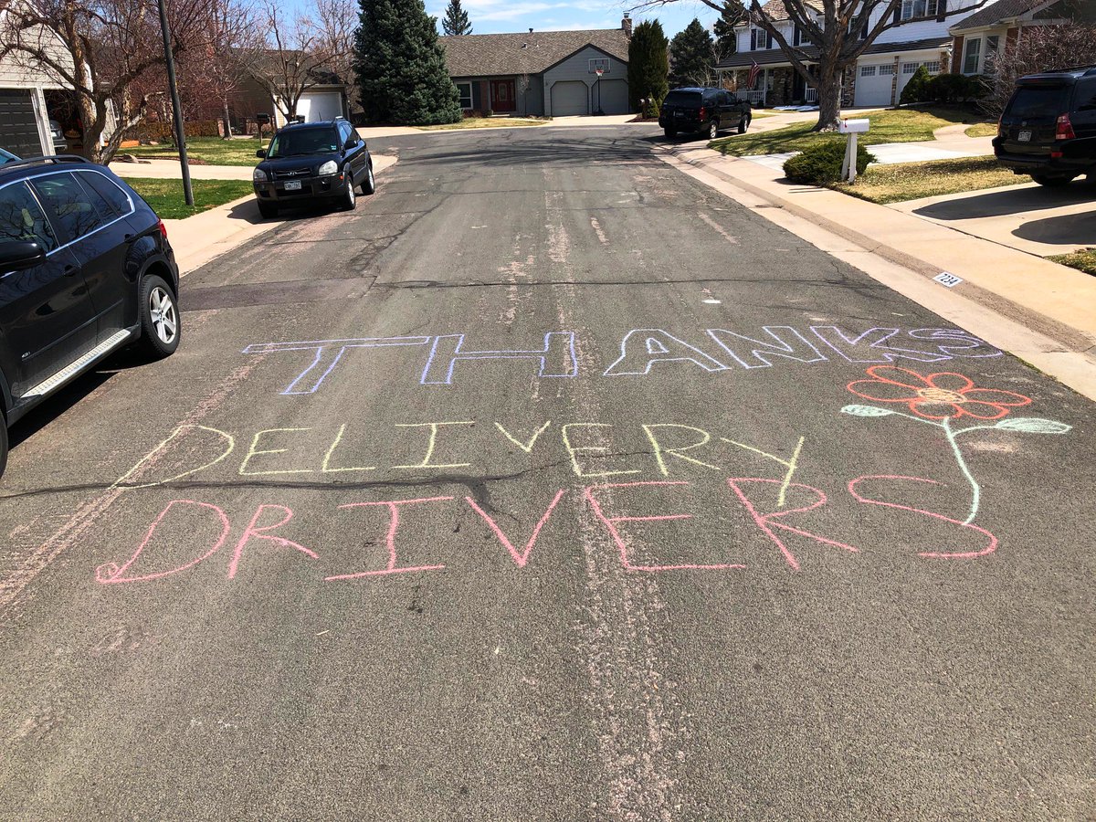 Thank you everybody out there keeping us going. #DoingMyPartCO