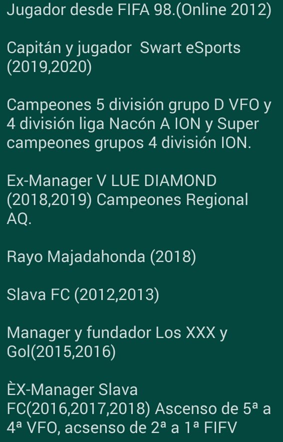 Ese_kiko_werva's tweet photo. Dejó por aquí lo que fue mi paso por #ClubesPro 
((Busco equipo))
((DC))
@AyudasCPro @Ayudas_clubes @VFO_fichajes @fichajesclubs @ayudasclubespro 
Rt se agradece 😙😙 https://t.co/9tzxQIqYgR