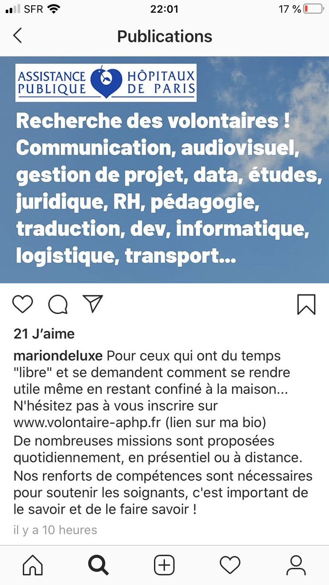 fplessier's tweet image. Aider... si on le peut, comme on peut... 💜 volontaire-aphp.fr faites tourner 🙏