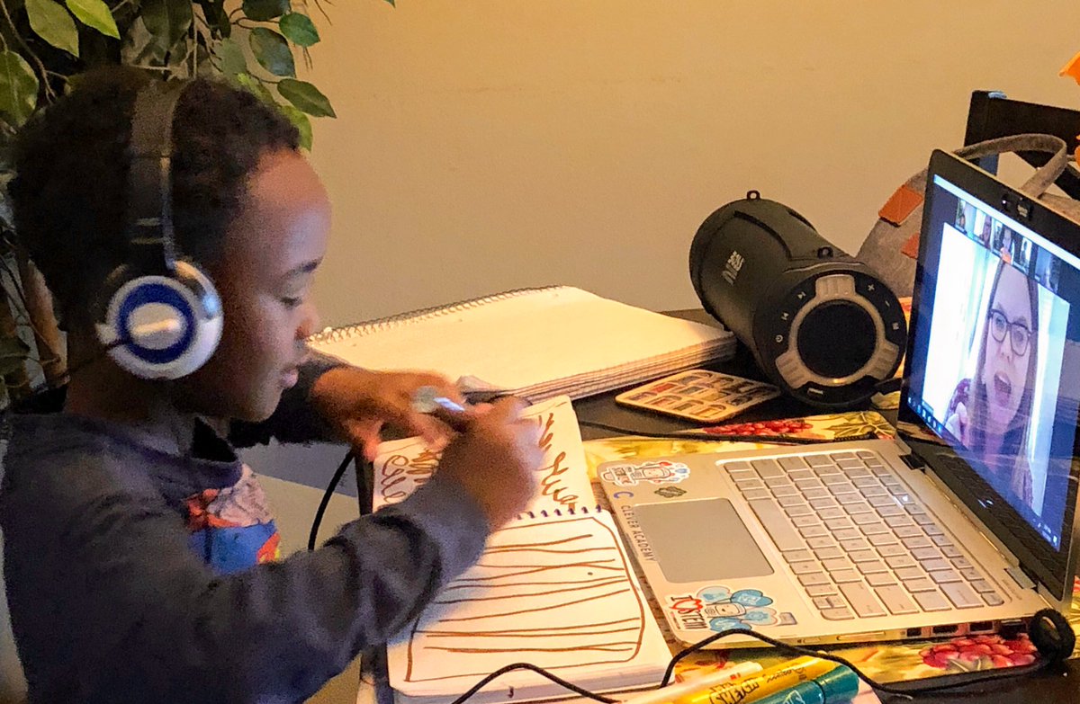 msharrisonsci's tweet photo. Thank you @TreadwellLacey for the @zoom_us meeting today! This made Preston’s day! He was so excited to see you and his friends! 😊@sce_eagles #risdsaysomething #risd #risdprek https://t.co/2Z4se3Wxn6