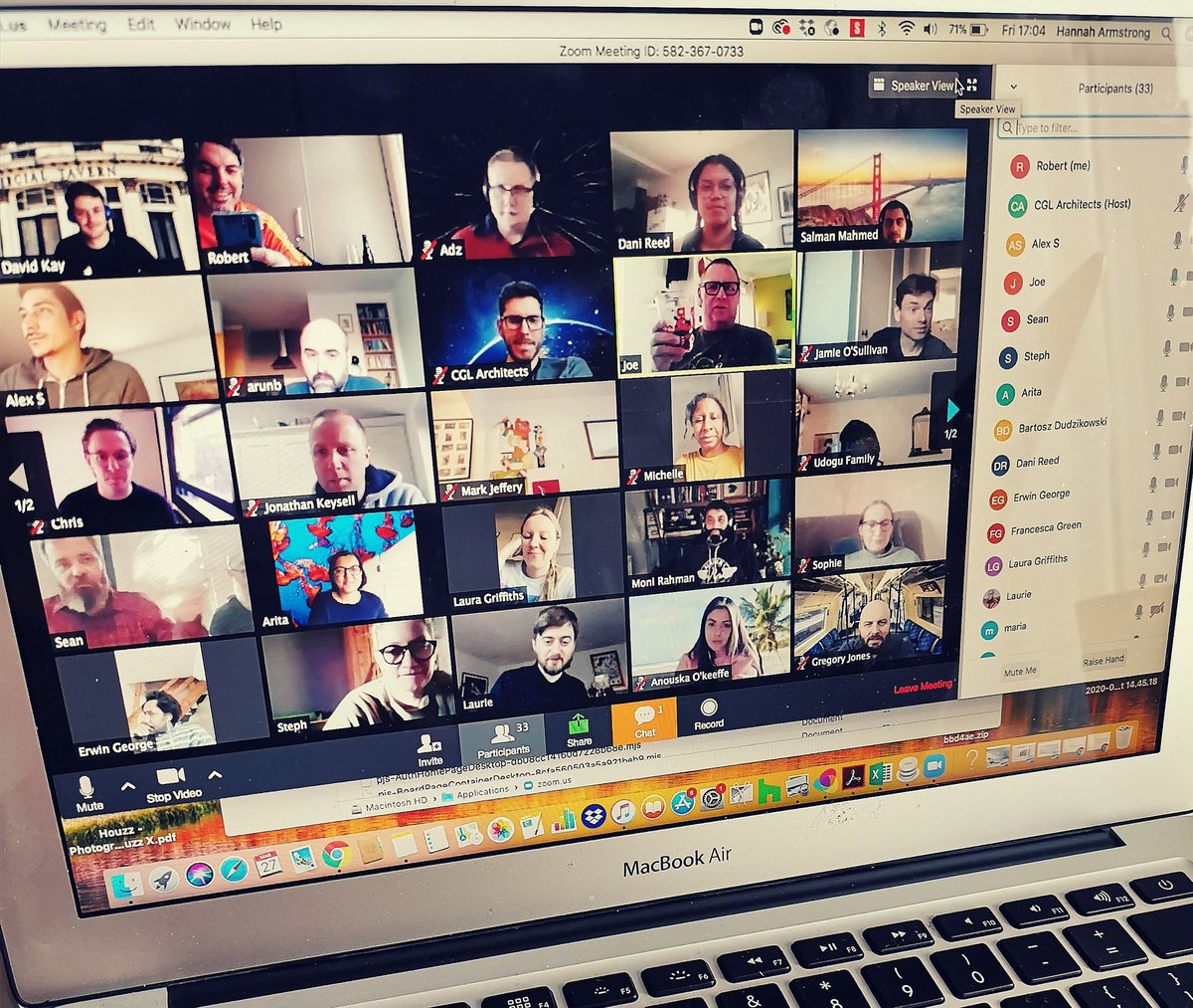 CGLUK's tweet photo. Friday CGL drinks! #WFH #ResilientPractice https://t.co/5V3PM1ass7