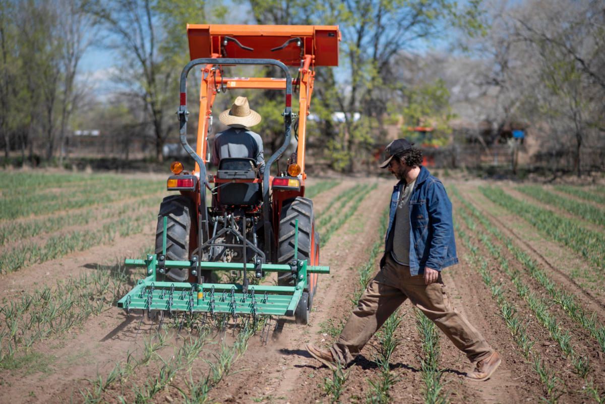 CWKSantaFe's tweet photo. March 23rd's Public Health Order allows farmers' markets &amp; other outlets that sell locally grown &amp; produced food to remain open. NM farmers &amp; processors are still working hard to supply us with food: https://t.co/Dn2RN8paAx #supportlocal https://t.co/JNCnSTYET3