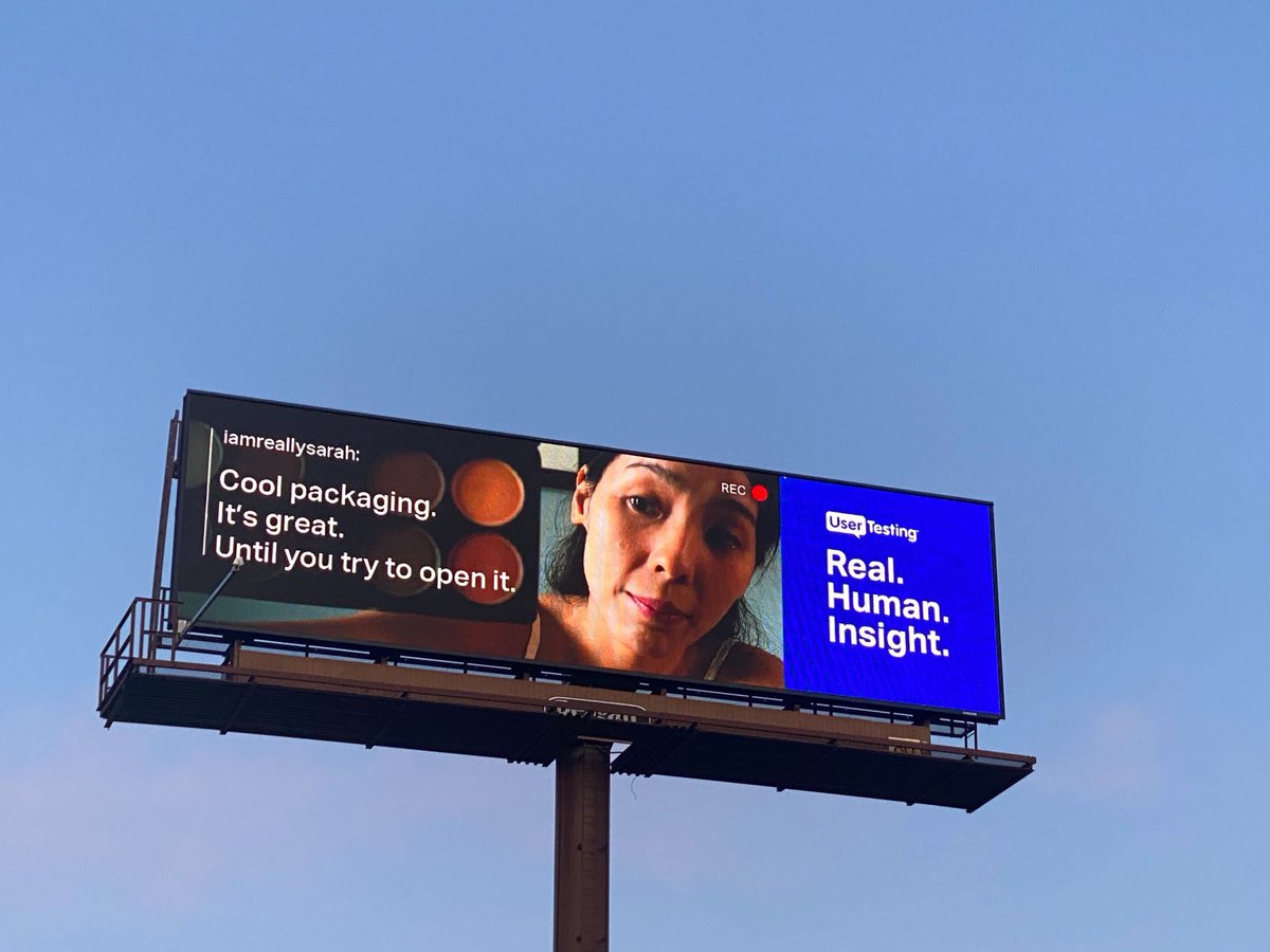 usertesting's tweet photo. UserTesting, reminding you that Business is Human. Gain empathy for your customers with #RealHumanInsight https://t.co/mIg3y7WAEQ https://t.co/w4ffjNo7aT