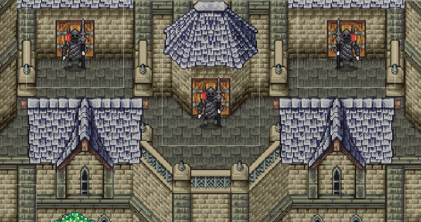missing_tooltip's tweet photo. Finished recreating Iconic Castle from @SelieltheShaper. Am now working on ways to make it more distinct for our game, using trees, grass, and statues.
#gamedev #indie #indiedev #indiegame #khookey #pixelart #ein #magehunter #rpg https://t.co/0RsJlW6T3x