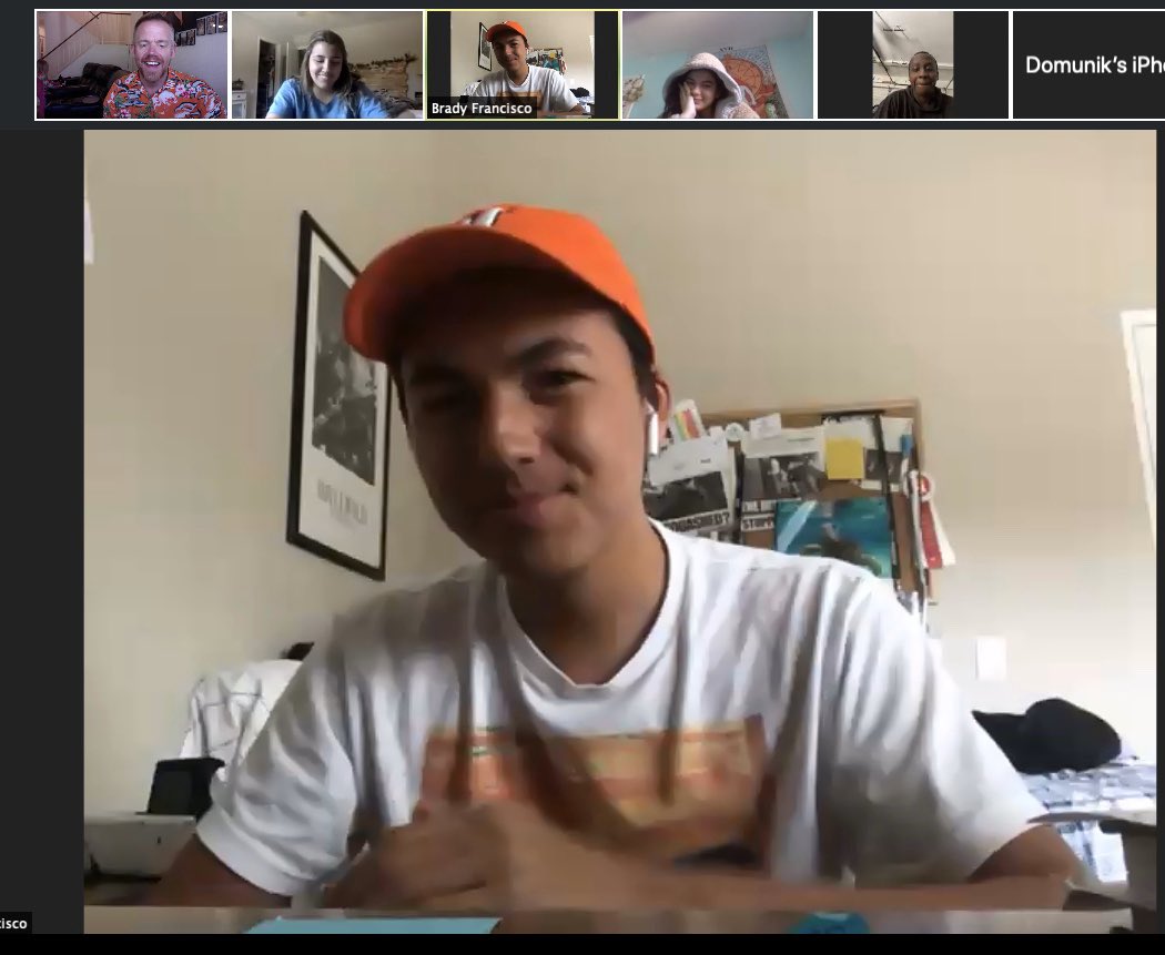 President Francisco running the ASB meeting today. Your #studentgovernment still at work! <a href="/valhallahigh/">Valhalla High School</a> #orangenation #guhsd