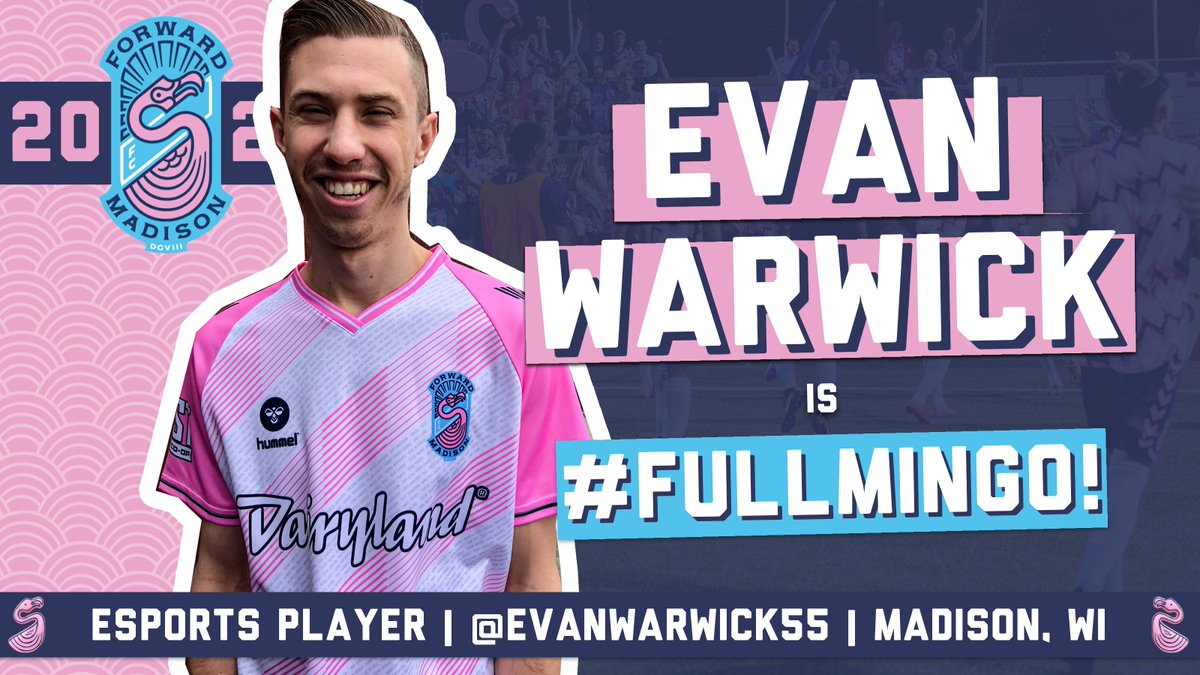 ForwardMSNFC's tweet photo. Evan Warwick is going #FullMingo in 2020! ✍️🎮
We're proud to announce @EvanWarwick55 as our first-ever official eSports player! Give him a follow, Forward fans! 🦩 https://t.co/zhA9mxvmrc