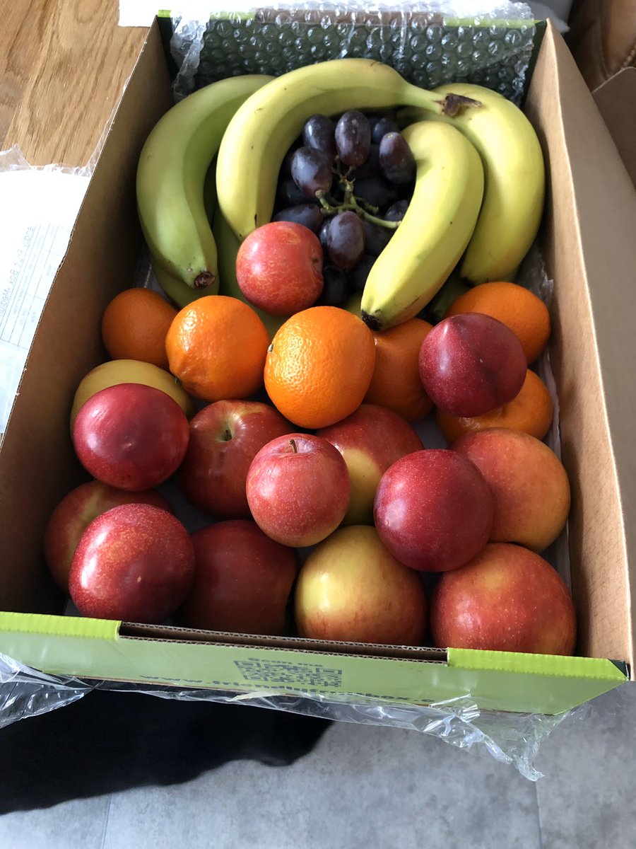 Giving our immune system a boost with fresh fruit! Delivered to the door by the Friendly Fruit Box Company. friendlyfruitbox.co