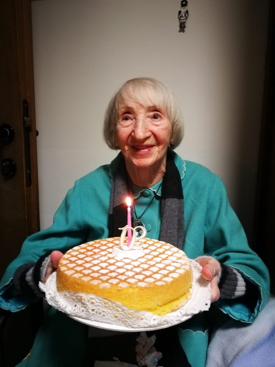 With all of the tough news coming out of Italy, I wanted to make sure you saw these stories as well! This is Italica Grondona, she's one of two Italians over 100 years old who have recovered from coronavirus.. (1/2)