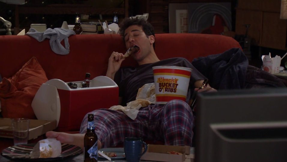 Be like Ted and stay at home!