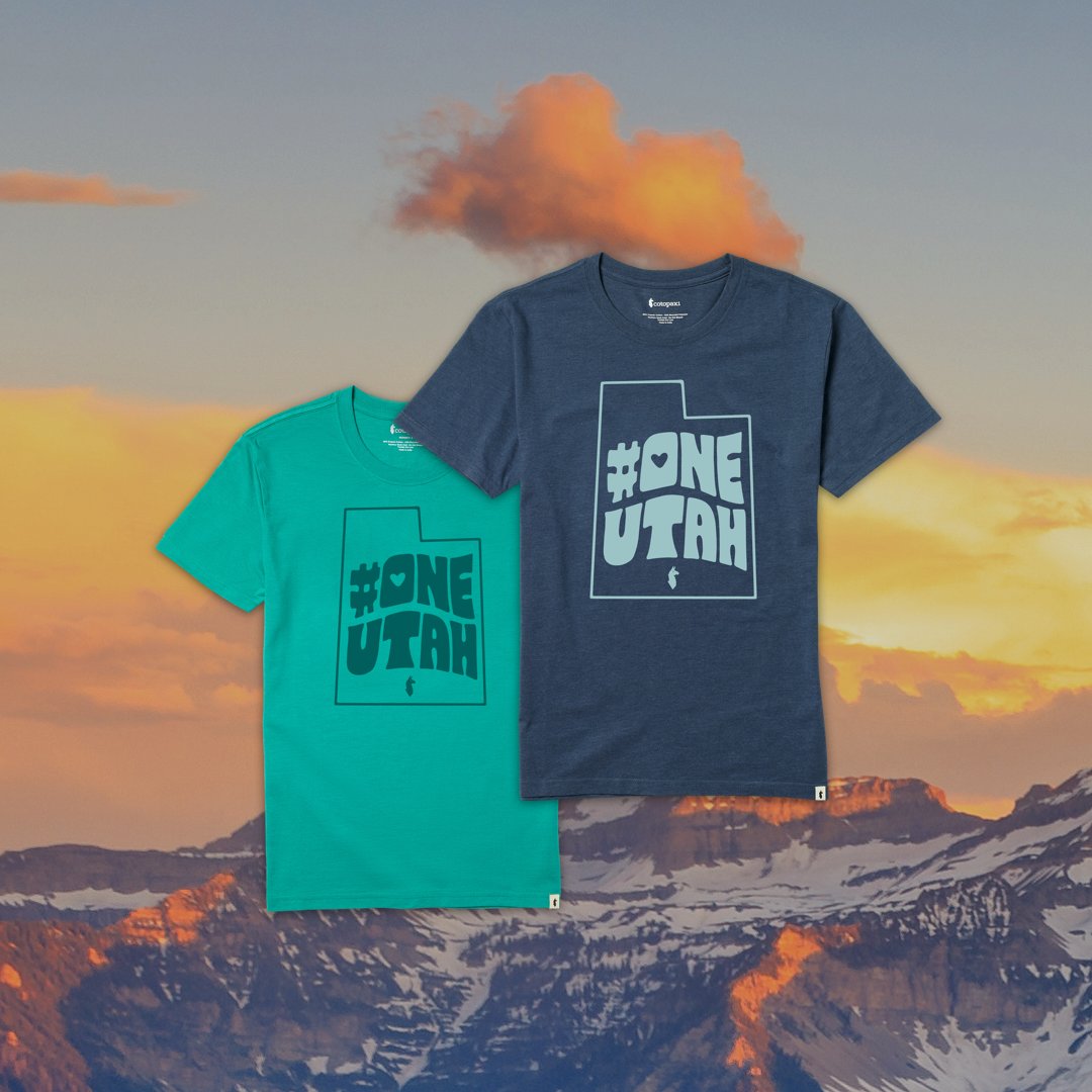 Cotopaxi (@cotopaxi) on Twitter photo All #OneUtah t-shirt proceeds will be directed to local partners including the <a href="/intermountain/">Intermountain Health</a> Healthcare Foundation, the <a href="/utahfoodbank/">Utah Food Bank</a>, and Utah’s Department of Workforce Services, <a href="/jobsut/">Workforce Services</a>. Pre-order your shirt here: cotopaxi.com/one-utah All #OneUtah t-shirt proceeds will be directed to local partners including the <a href="/intermountain/">Intermountain Health</a> Healthcare Foundation, the <a href="/utahfoodbank/">Utah Food Bank</a>, and Utah’s Department of Workforce Services, <a href="/jobsut/">Workforce Services</a>. Pre-order your shirt here: cotopaxi.com/one-utah