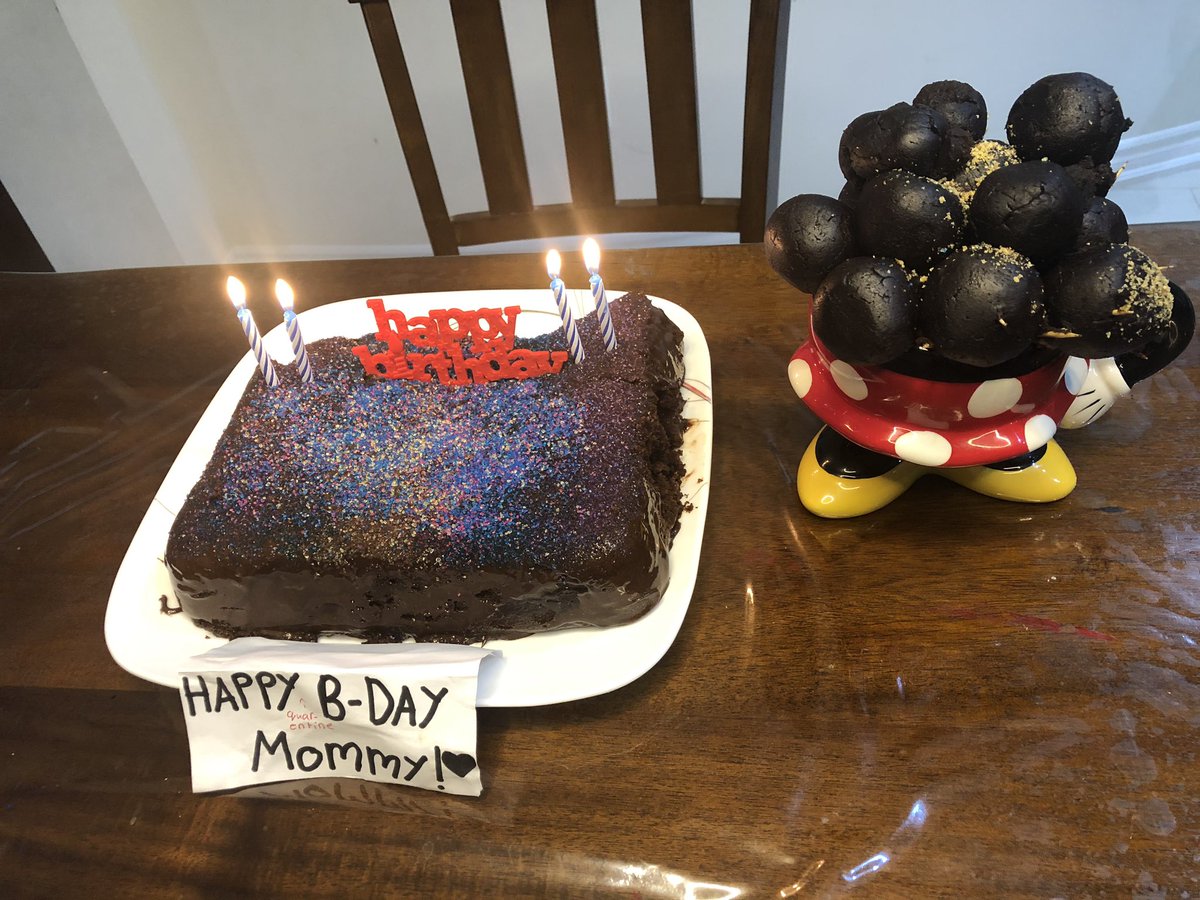 SuganjaSinna's tweet photo. Quarantine Special Birthday celebration from my kids 😍 homemade cake and pizza from both of my kids and current essentials and paintings from my daughter 😊🥰 #onemaple @MHS_YRDSB https://t.co/kchs8BfuJG