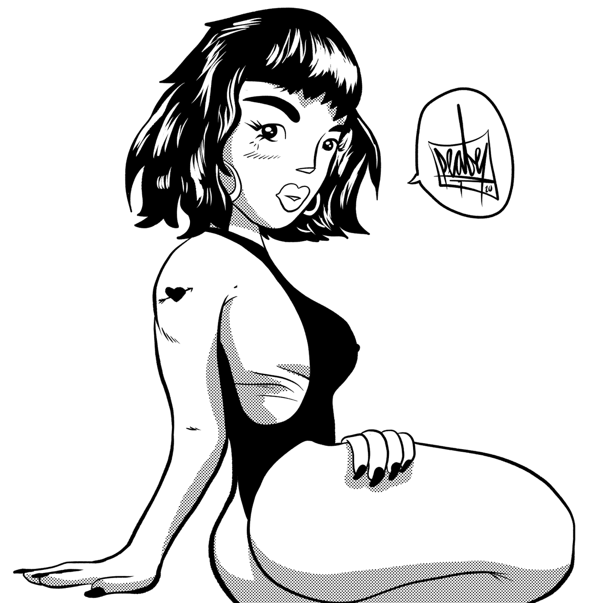 peabe's tweet photo. B&W Fun
.
#drawing #illustration #comicbookart #blackandwhite #draquard #peabe https://t.co/WWJwwgjiJg