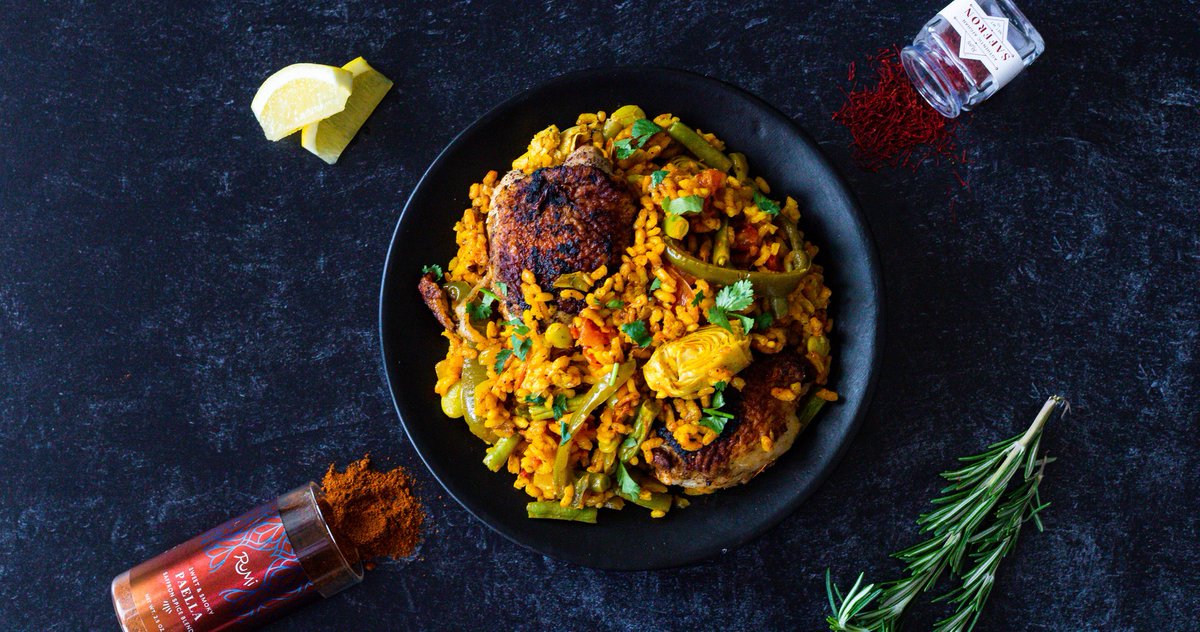 Celebrate National Spanish Paella Day, with the ultimate paella duo: Saffron + our Sweet &amp; Smoky Paella Spice Blend.

Buy ANY Saffron Item, Get 1 Bottle of Paella Spice Blend for 50% OFF
Use code: PAELLADAY at checkout. Sale ends 3/29/2020 at 11:59PM CST.

soo.nr/ljgR