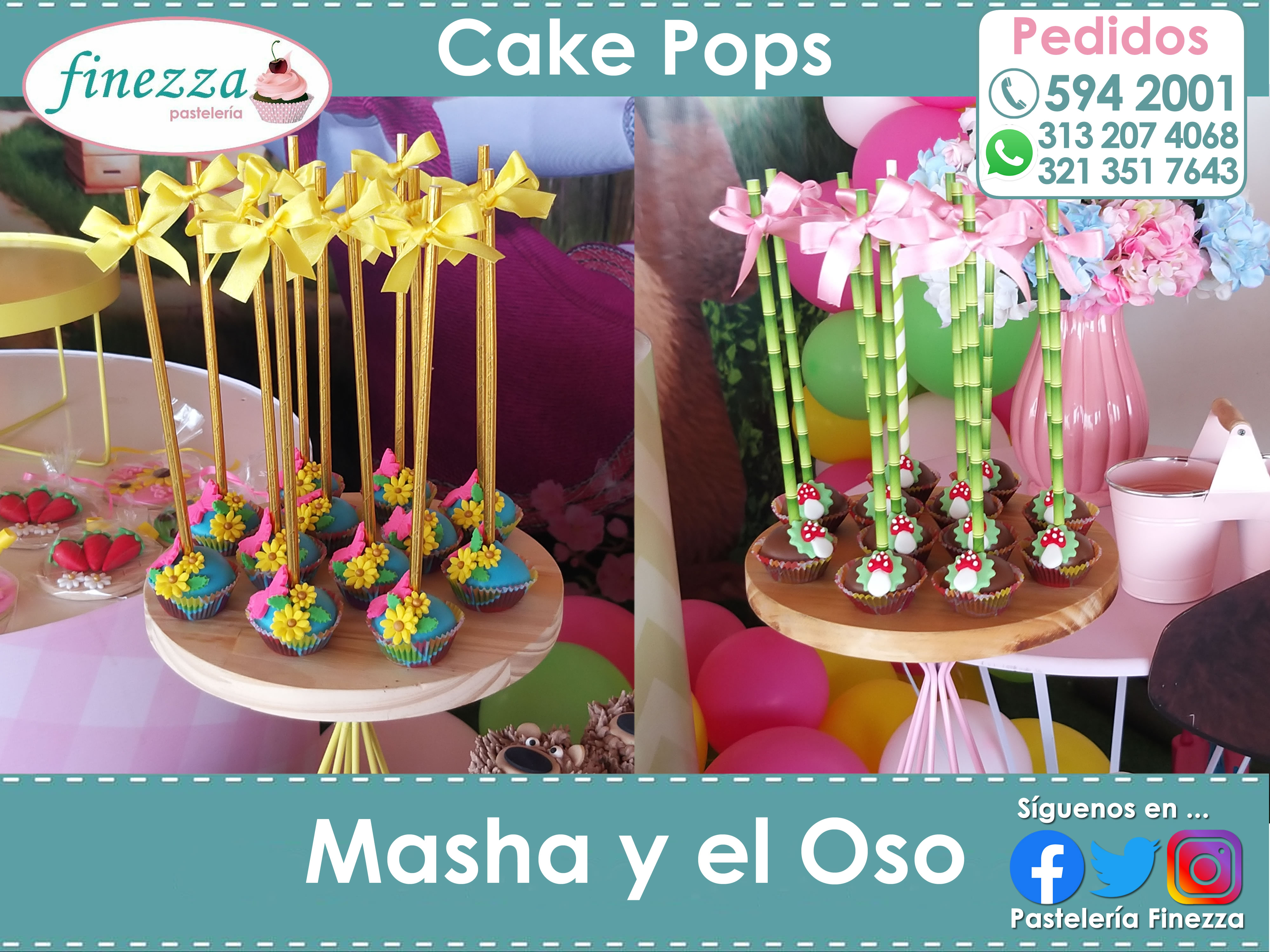 Seguid así Recoger hojas cable Ο χρήστης Pastelería Finezza στο Twitter: "Temática Masha y el Oso! Ponqué  y Mesa Dulce para tu Celebración! #PasteleriaFinezza #CelebraConFinezza  #MashaYElOso #Masha #Oso #Ponque #Torta #MesaDulce #Cupcakes #Galletas  #CakePops #DulcesShots ...