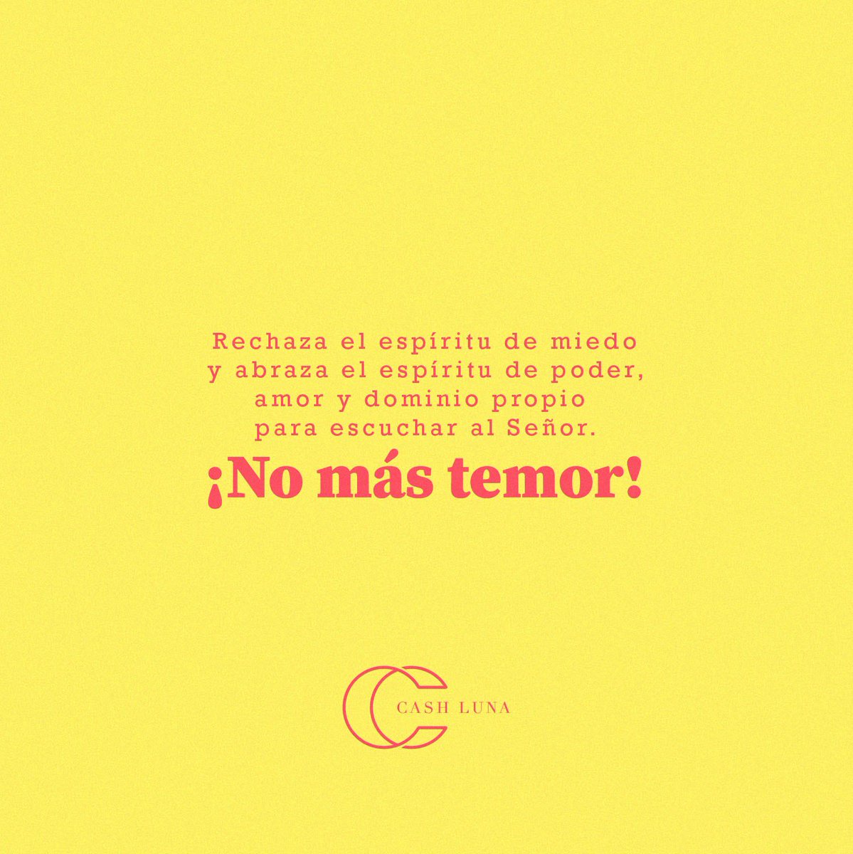PastorCashLuna's tweet photo. No temas, camina por fe. ¡El Señor te ama y tiene cuidado de tu vida! https://t.co/Mxh4M2oXp1