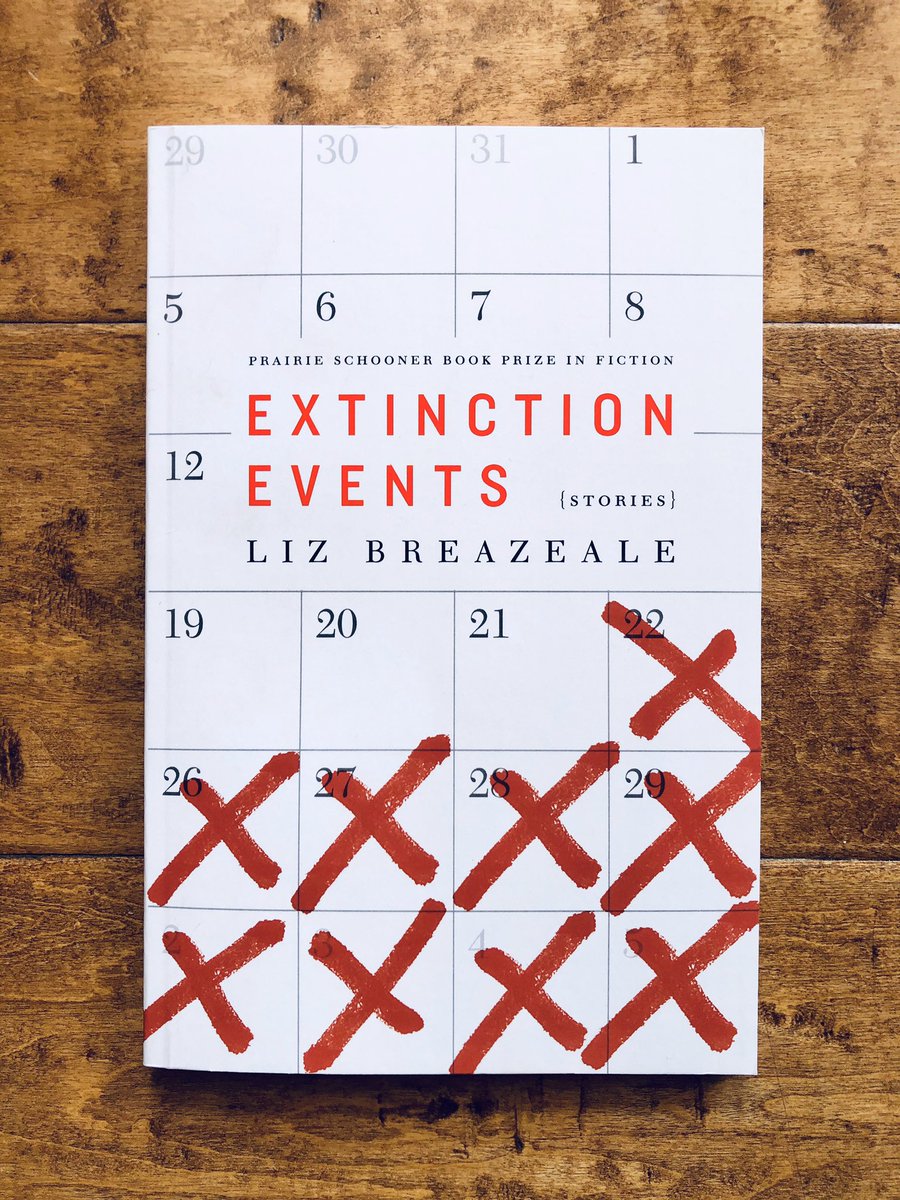 3/26/2020: "Extinction Events Proposed by My Father" by  @LizBreazeale, the title story of her 2019 collection published by University of Nebraska Press. Available online at  @BoothAJournal:  https://booth.butler.edu/2015/08/07/extinction-events-proposed-by-my-father/