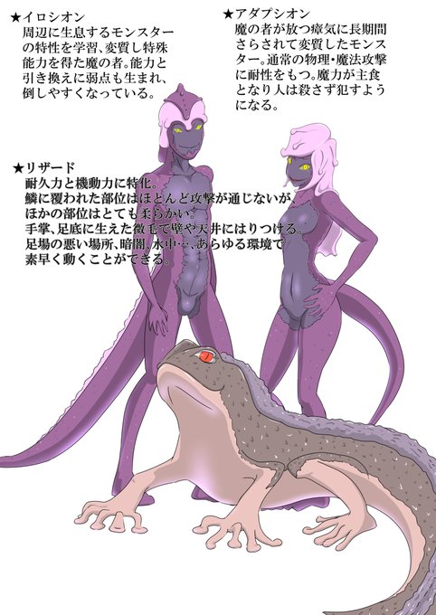 [R-18] リザード 設定 #オリジナル #変身ヒロイン #エナジードレイン #ヒロピン #凌辱 #乳首責め #アナル責め https://t.co/0PNewQBToF 