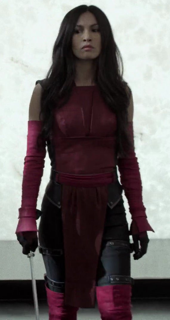 Day 27: ELEKTRA NATCHIOS! The lethal scarlet assassin. Daredevil's most fearsome enemy as well as his former lover and most renowned as being the greatest assassin in the world. Played masterfully by  @ElodieYung!  #WomensHistoryMonth