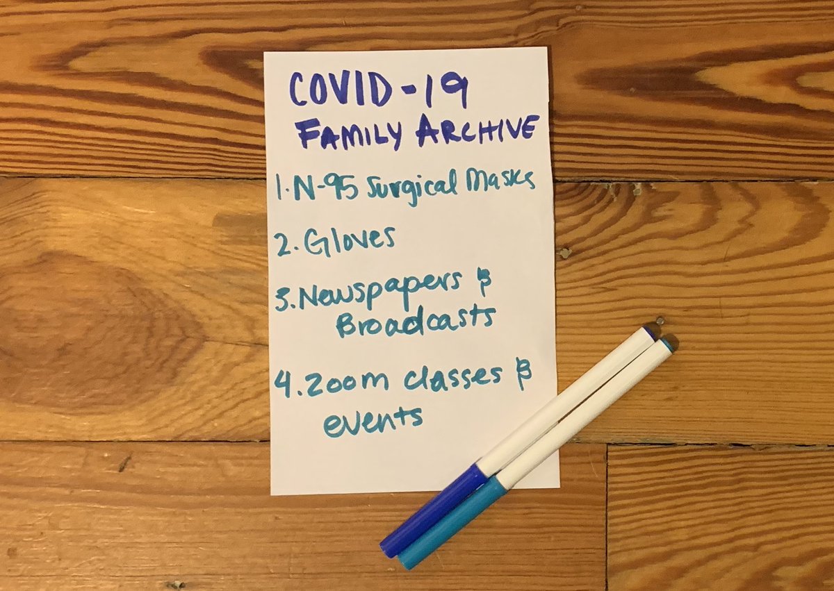HMHou's tweet photo. In the Warsaw Ghetto, Emanuel Ringelblum realized that what was happening was history in the making and created a record so future generations would know about what happened. Either as a family or individually, create your own COVID-19 Archive. #HMHatHome https://t.co/GFRa1i7P8B https://t.co/jjc4HWDfmc