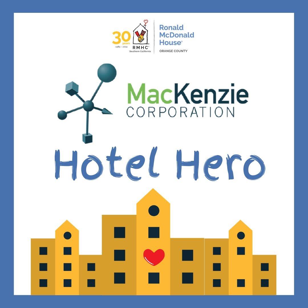 Amazing gesture by our friends at MacKenzie Corporation! They just donated $10,000 to Ronald McDonald House in OC! To also donate, you can follow this link: lnkd.in/g-gBpyC