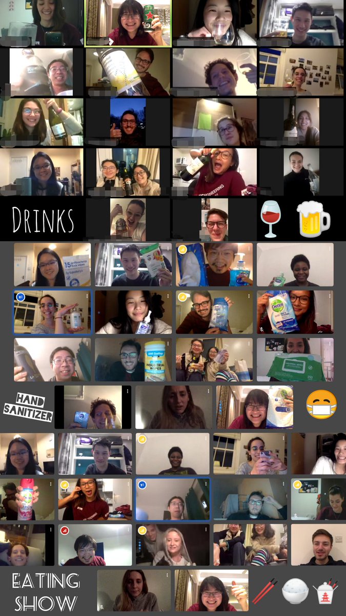 J_Songg's tweet photo. Virtual end-of-term class party! Ain't no mountain high enough to keep us apart. 🥰 https://t.co/ZMMNG4byMA