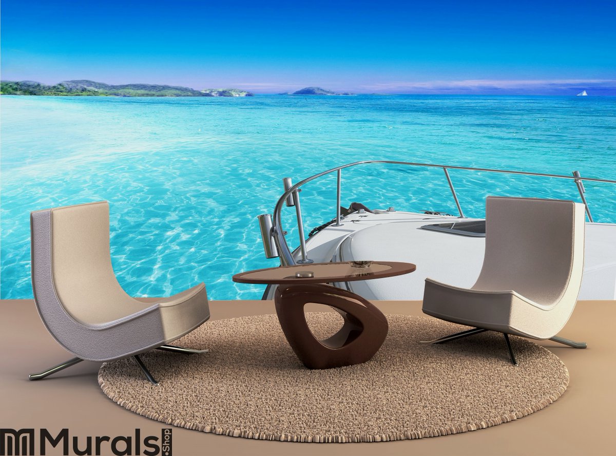MuralsShop's tweet photo. View from yacht Wall Mural. Get the wallpaper you really want. Over 1500+ high-quality murals available. Made-To-Measure. Safe &amp; Secure. Fast Worldwide Delivery. 
https://t.co/i43NYzkAt3 #homedecorate #homedecorinspiration #homedecormurah #homedecorlover  #WallMural #homedecor https://t.co/BqokeqvPHv