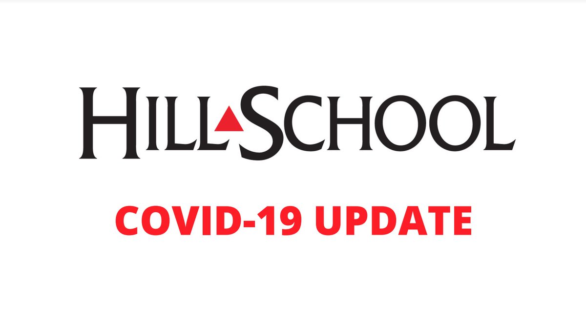 Hillschoolftw's tweet photo. COVID-19 UPDATE (as of March 26): Hill School remains closed during this time until April 6 at the earliest and remote learning began this week using virtual technology. To access our remote learning webpage, visit https://t.co/H7OiIskf8y. #HillHawks https://t.co/KmQkpw5FuC