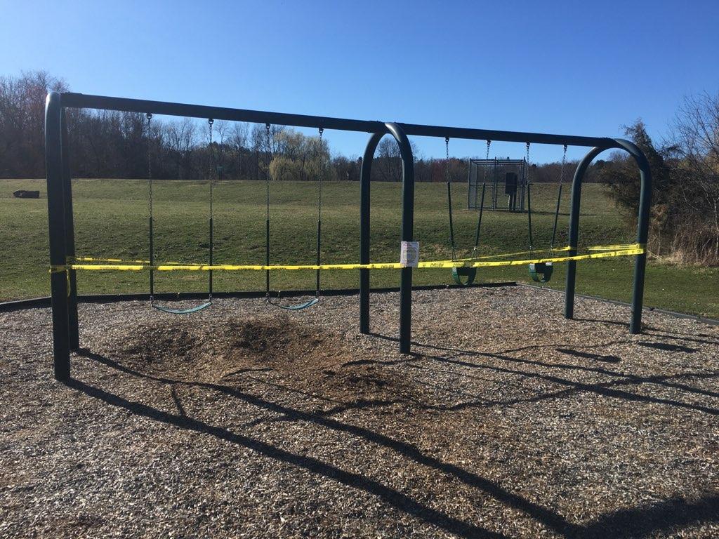 FishkillTownNY's tweet photo. Supervisor Ozzy Albra wants Fishkill residents to know that all playgrounds, courts and athletic fields in Town parks are closed to prevent the spread of COVID-19. Town parks remain open, and Sup. Albra wants to remind Fishkill residents to observe social distancing guidelines. https://t.co/zoPS63xIbw
