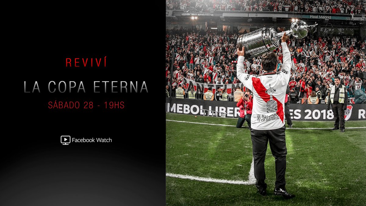 🔄 [CAMBIO DE FECHA] La transmisión de la final de Madrid, prevista originalmente para hoy, fue postergada para mañana a las 19. ¡La vemos todos juntos y desde casa! 📺☑️

#PartidosParaLaHistoria ⚽