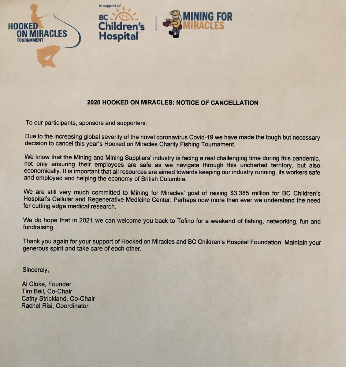 miracles_on's tweet photo. Announcement re Covid-19 https://t.co/eUgDi458YB