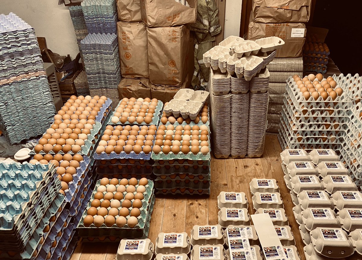 Friday nights are best spent boxing eggs ready for a busy weekend. Stay safe everyone 👍
