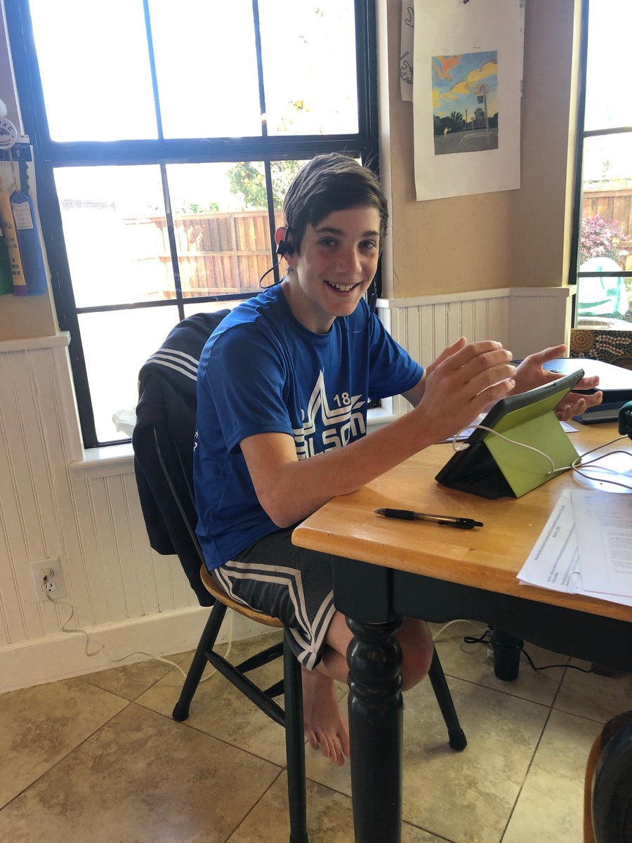 CBHSSacramento's tweet photo. It's Friday and we made it through another week of #DigitalLearningDays! Check out more DLD photos as well as special "spirit week from home" photos on our Facebook page: https://t.co/aW4ewl3KKT https://t.co/fEe1uetPhS