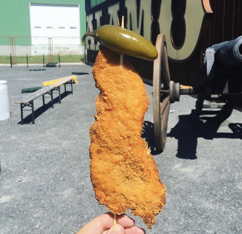 Window is up!! And we are open for dinner!! Curbside/Togo great menu.   Some awesome desserts!!
And Chicken on a Stick!!