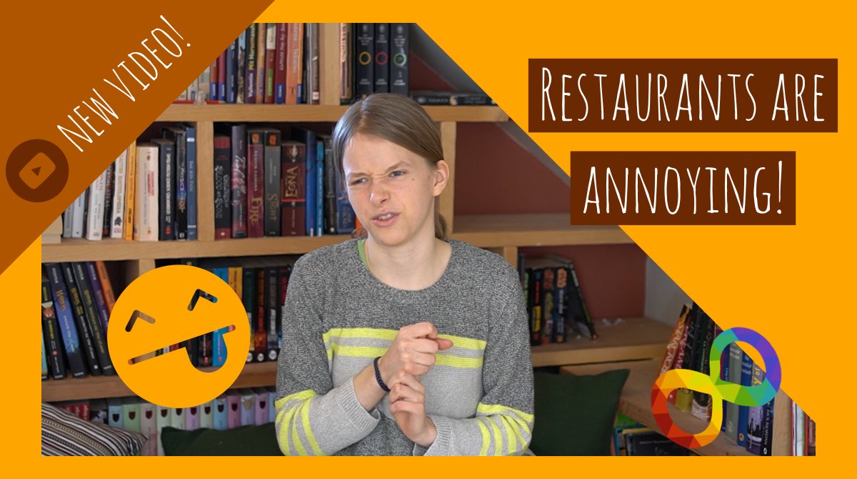jontjem's tweet photo. I‘ve been continuing rambling about random things I find difficult as an #ActuallyAutistic person. And today I picked restaurants.

This couldn’t be more off topic at the moment,  but I had it planned and filmed, so if anyone needs a distraction...

https://t.co/xH0386Af3p https://t.co/Gy5UP1emDY