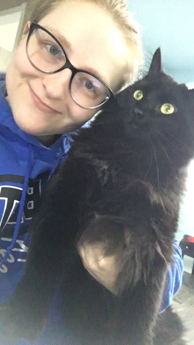 MrsNeeb21's tweet photo. Bring your cat to work day happens daily now but today he got to join an Abbott staff meeting! It was so nice seeing everyone 💙 #doingMIpart #makeitcountwb https://t.co/mua7V2QoZN