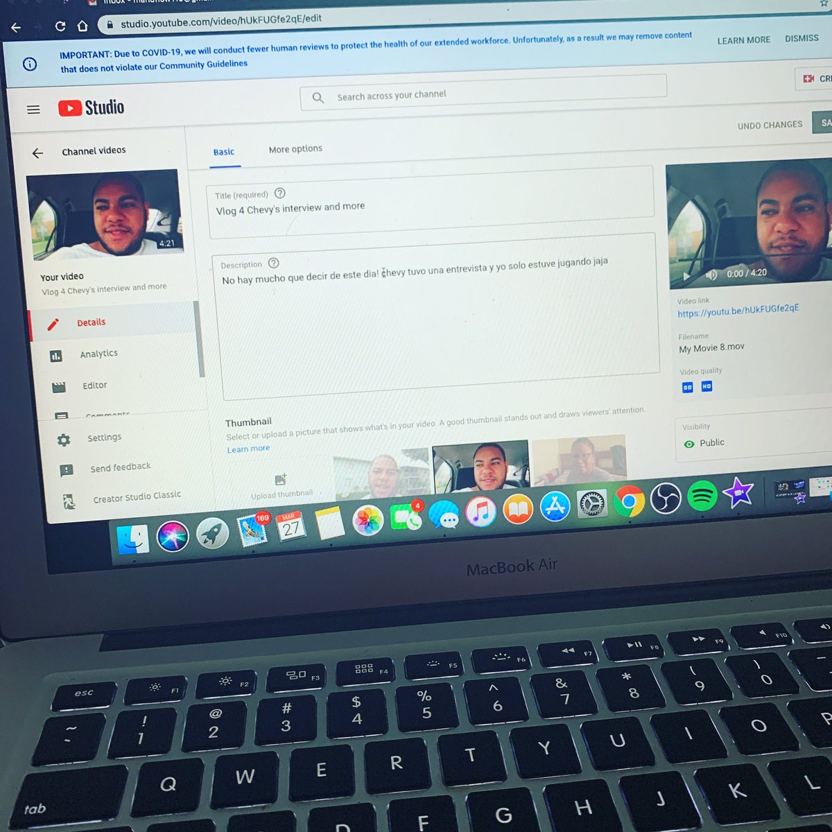 ManuFlow110's tweet photo. Subi un nuevo video si quieren verlo le dejo el link aqui ! https://t.co/slc2YY4bby https://t.co/tSjdh8vpFS