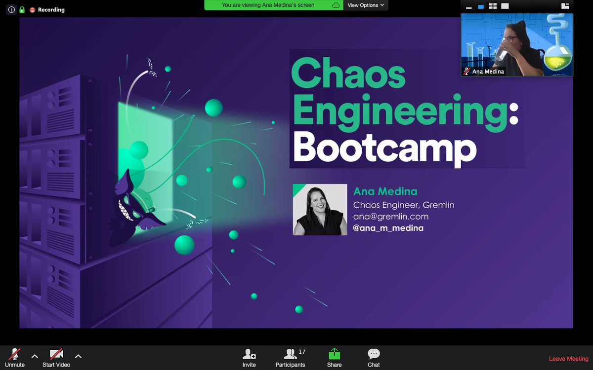 gwenevere05's tweet image. Finally got my hands dirty learning Chaos Engineering, through the workshop led by @Ana_M_Medina @DivOpsOrg #DevOps #womenintech