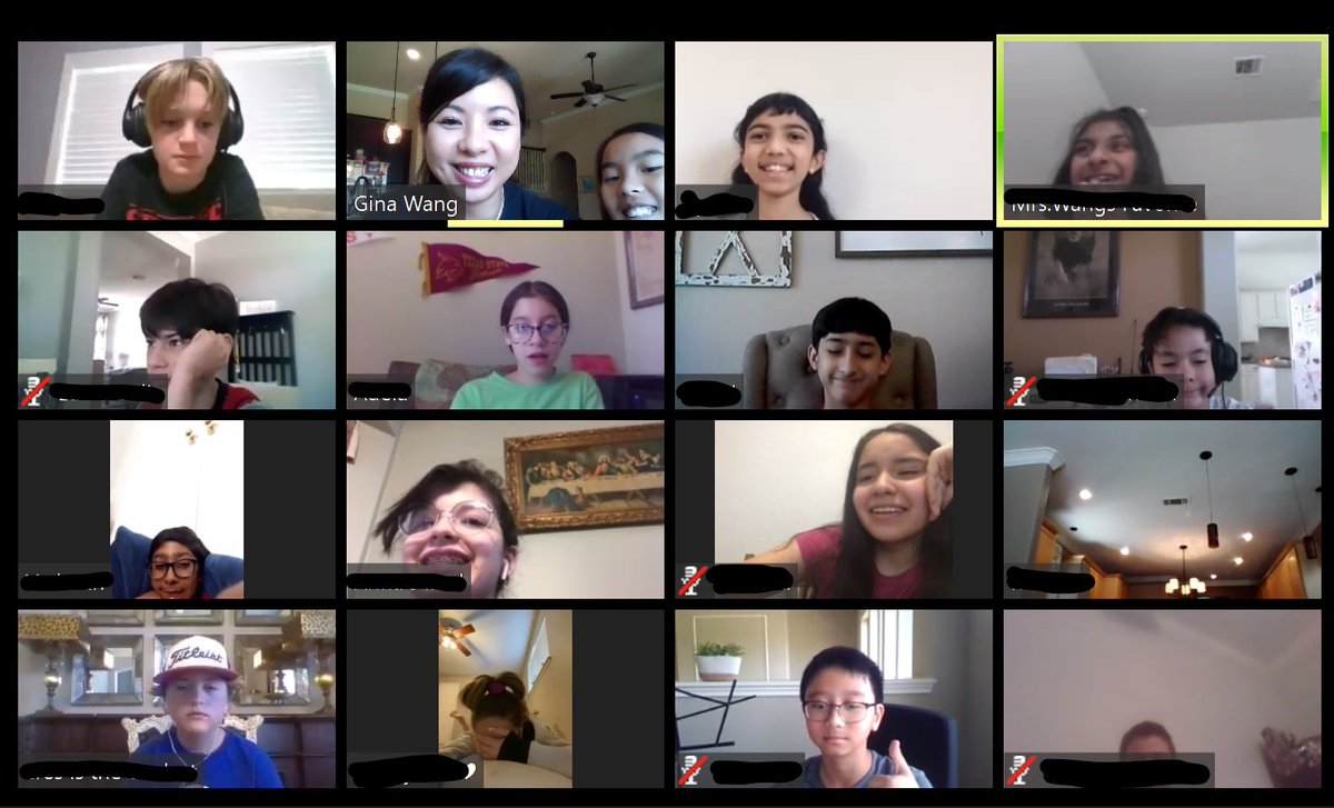 MrsGinaWang1's tweet photo. We are the CYBER TIGERS! Reconnecting and chatting in our virtual classroom. It was so fun!! They really missed seeing each other! Once they started talking, I couldn't stop them... BUT I could mute all of them. Amazing feature!
@ohamiltonelar
#Tigersread6 #Qualitytigers https://t.co/H5dZoJ8aDd
