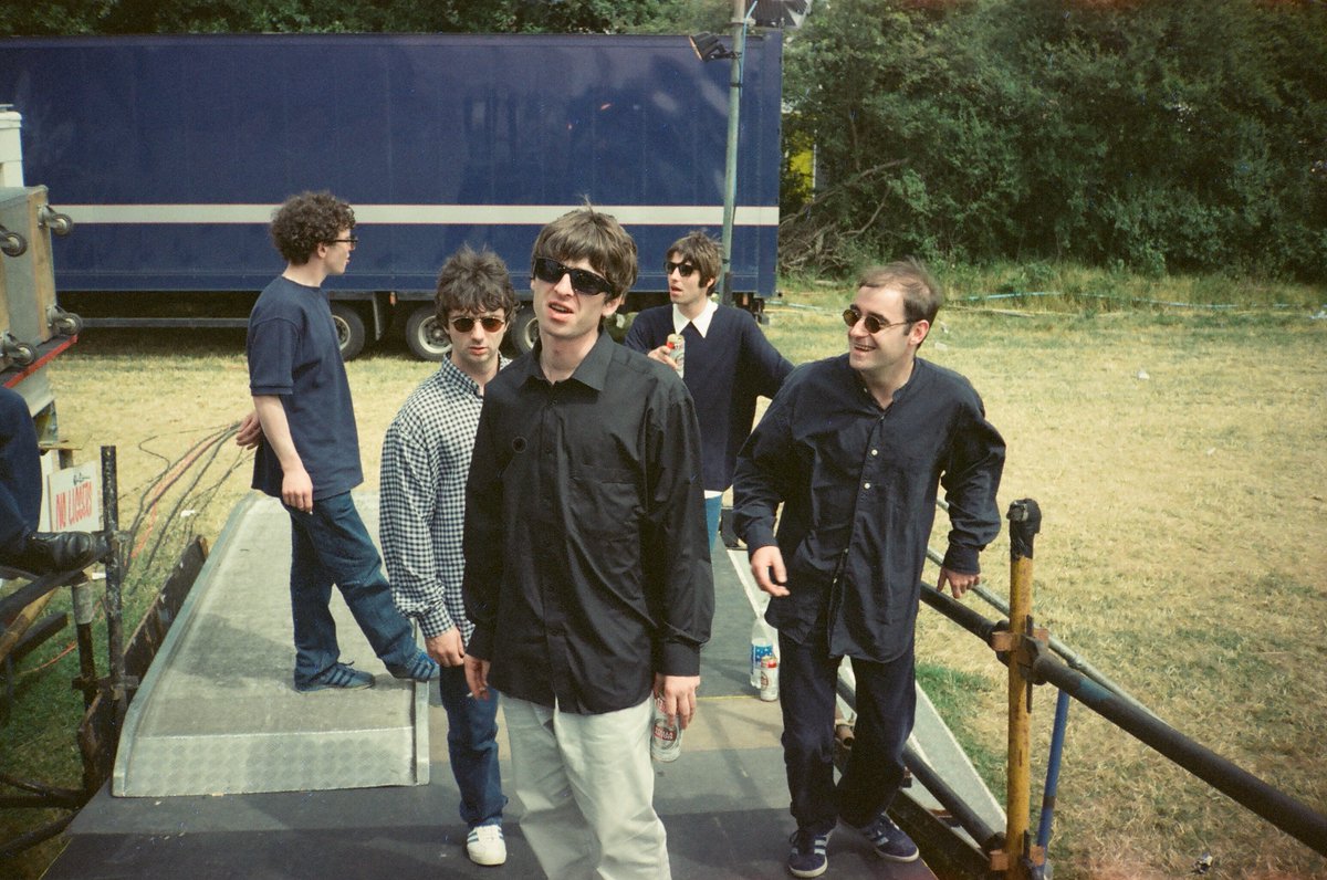 BoneheadsPage's tweet photo. here's a pic from the film i developed  just about to go onstage at Glastonbury 1994 https://t.co/TE6DecOG8M