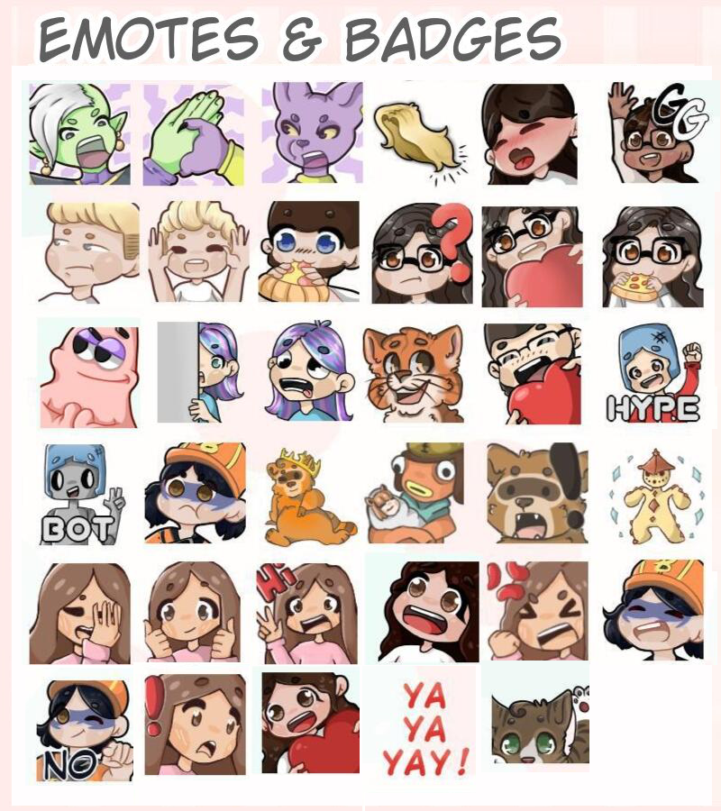 Imogen Twitch Emote Artist Hey I M Imogen And I Create Twitch Emotes Twitch Sub Badges And Cheer Emotes Along With Other Art Find More Information On My Website Or You Imogen Twitch Emote Artist Hey I M Imogen And I Create Twitch Emotes Twitch Sub Badges And Cheer Emotes Along With Other Art Find More Information On My Website Or You