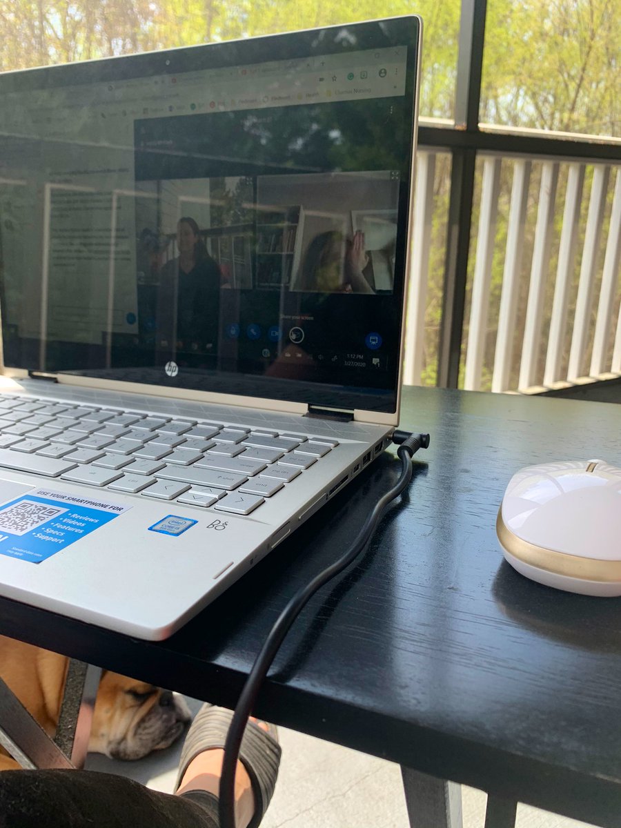 Got to spend the day video conferencing with students in this beautiful weather! #BeDoHaveGive #CheckandConnect <a href="/Hasty_Huskies/">Hasty Fine Arts Acad</a>