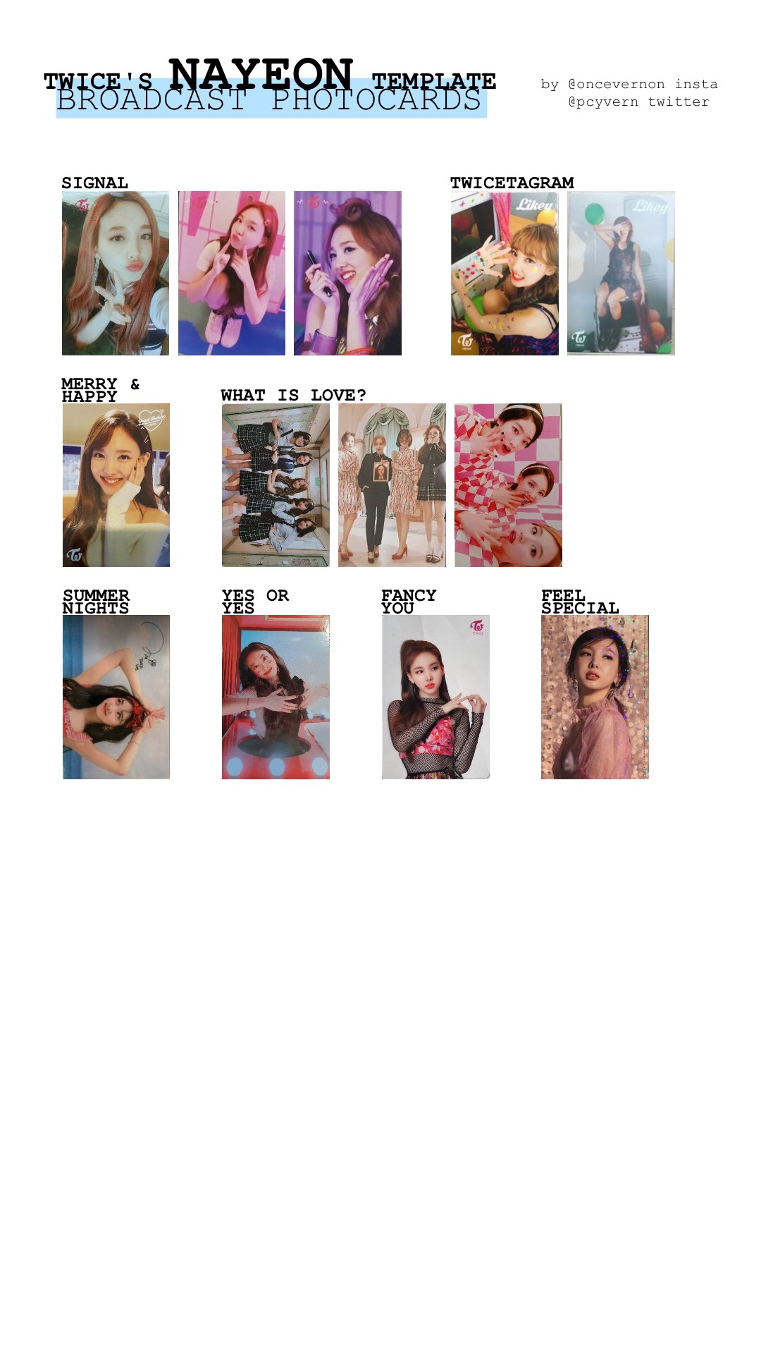 Bella Finally Got Round To Making Twice Broadcast Photocard Templates They Re All Over At T Co Qokqvt5wrs Bella Finally Got Round To Making Twice Broadcast Photocard Templates They Re All Over At T Co Qokqvt5wrs