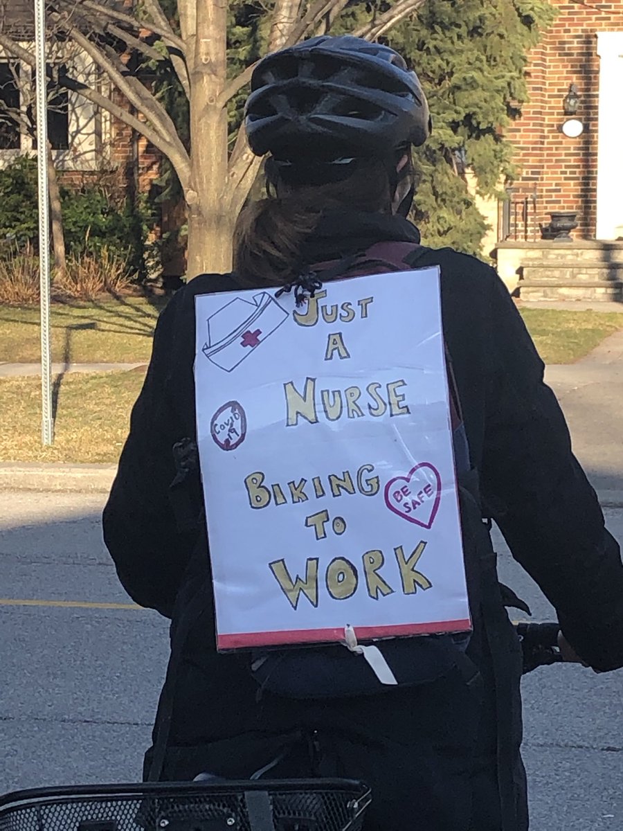 carmen_bikes's tweet image. 100% of drivers improve their driving when I wear this sign. ⁦@DonCycle⁩ #BikeTO