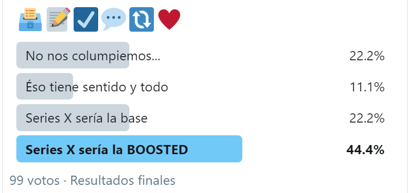 GamerStoretw's tweet photo. Ye #Gamers!🎮
Ya tenemos los resultados!
3/4 de los votos creen q EN EFECTO, habrían #2modelos diferentes de #Scarlett la nueva #XBoX 
(#Anaconda y #Lockhart)
y algunos han aventurado el modelo concreto!
La mayoría creen q #XBoxSeriesX es el modelo SUPERIOR! Lo veremos!
#GRACIAS! https://t.co/jHbheM7T25