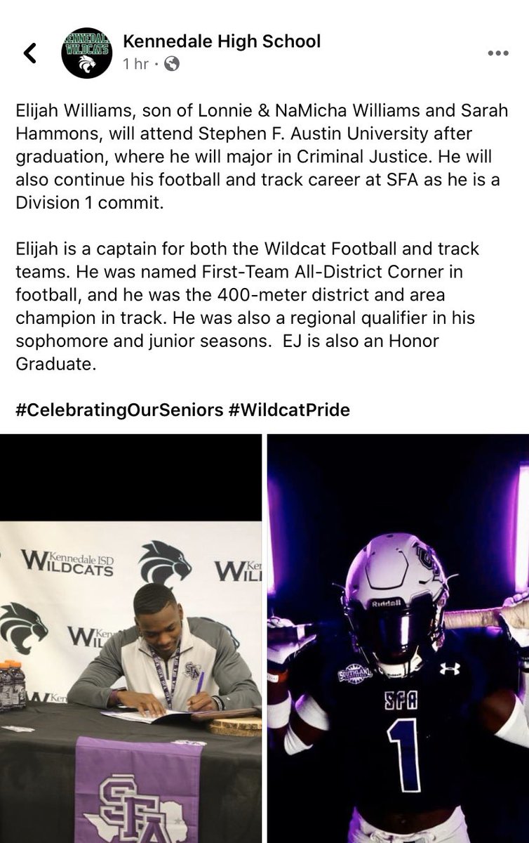 thatkiddejj's tweet photo. @SFASU @SFA_Football @KennedaleFb @KennedaleFb https://t.co/ZQGOmeuTI5