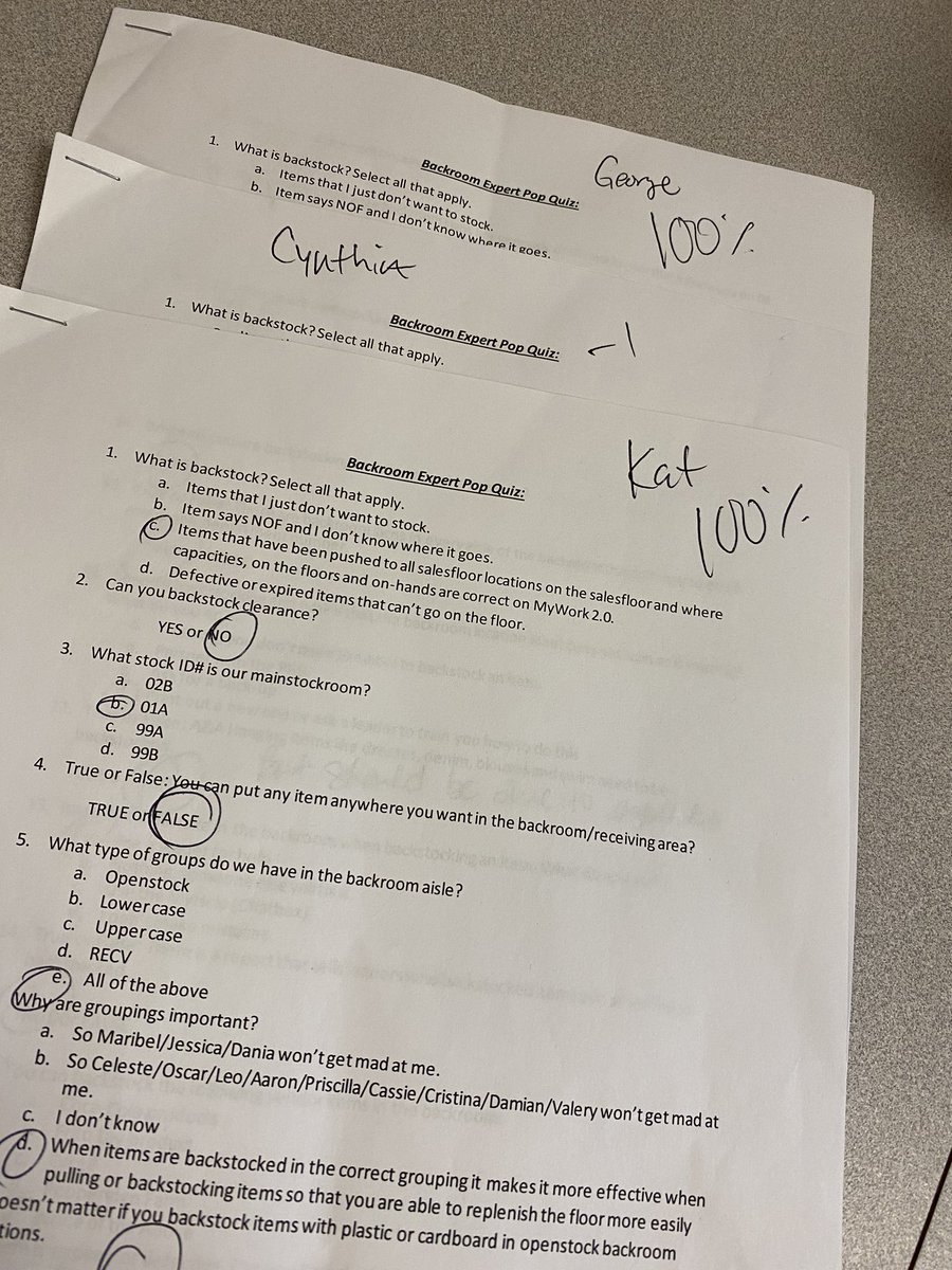 jessicaleega's tweet photo. Our guest and team safety is our number one priority during times like these. Despite all that is going on with COVID-19 our leadership team is still committed to train and teach our team! #CanYouPassOurBackroomQuiz #SuperiorHonorRoll #TargetFun #TrainandDevelop ❤️🎯✅ https://t.co/LmTlPpg8N5