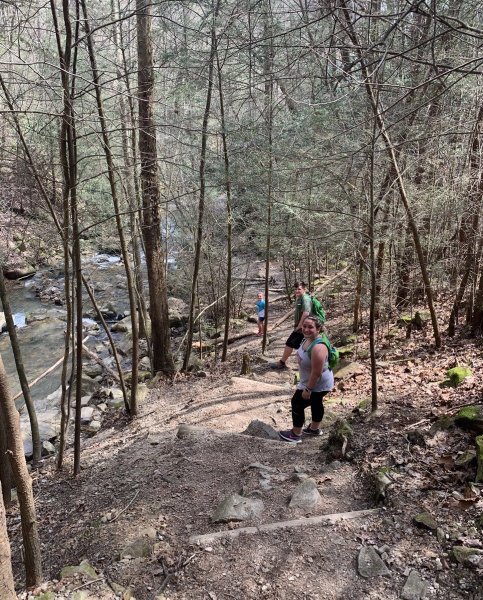 alexissnowgomez's tweet photo. it’s spirit friday! i spent the day hiking with my family and i wore my powell high school dance team tank top and my “believe in the P” bracelet. i miss school a lot #PHSVirtualSW @PowellHSRen https://t.co/JHG3W9pfbM